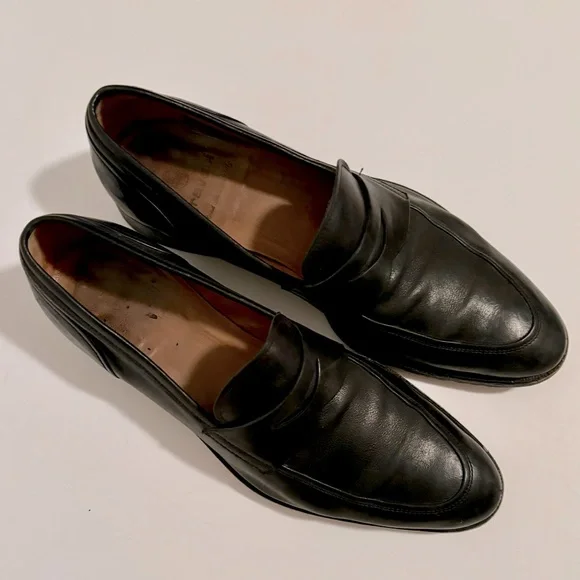 Gravati | Shoes | Gravati Black Leather Penny Loafer Made In  display picture 3